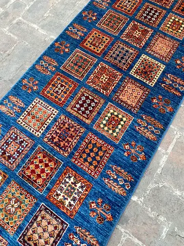 Runner Carpet | 82 x 318 cm | New Handknotted Bakhtiari Runner Carpet