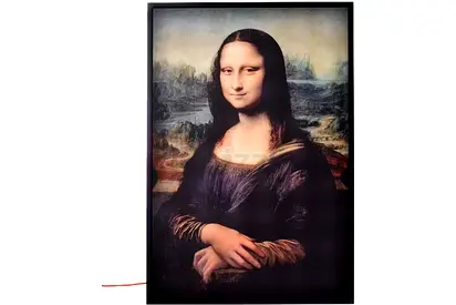 SEALED Virgil Abloh × IKEA MARKERAD MONA LISA Backlit Artwork