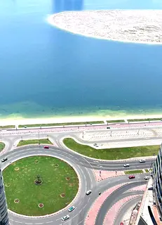 3BHK, available in Al Khan area overlooking the sea in Al Khan