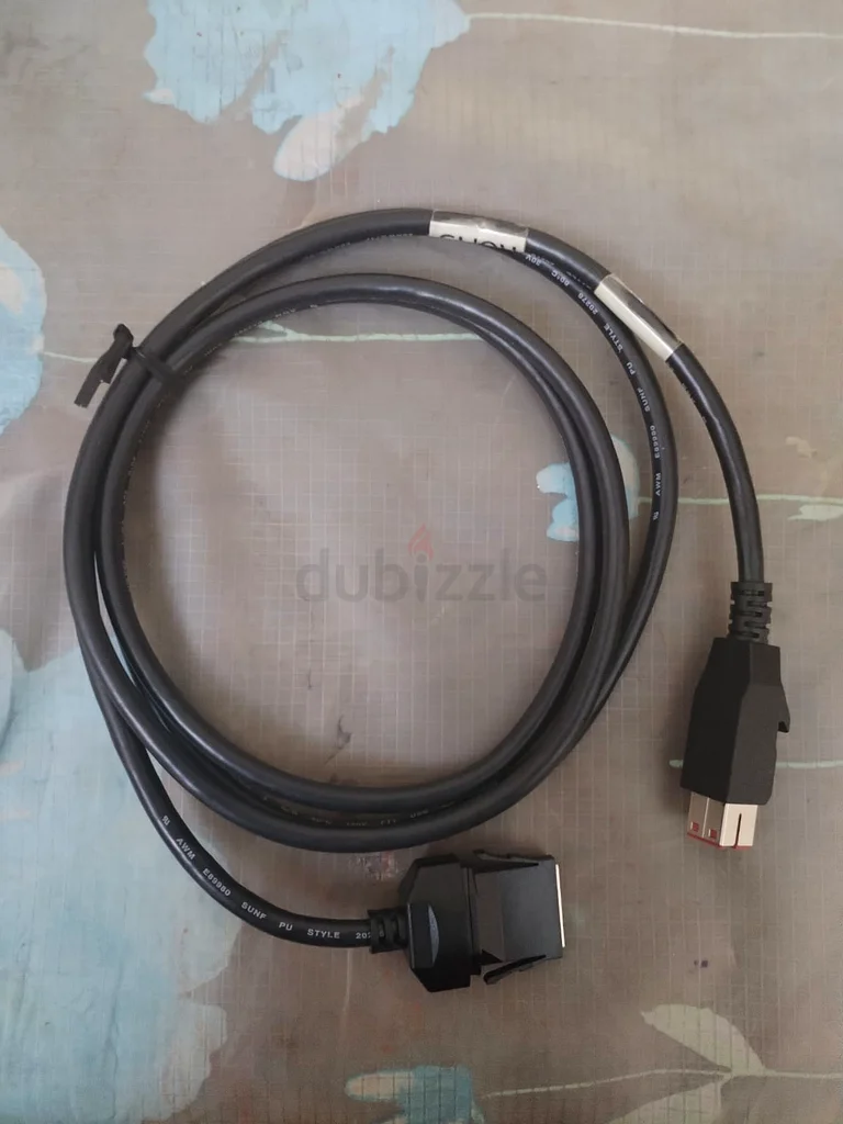 كابل توصيل HP بطول 6 أقدام وقوة 24 فولت مع منفذ USB مدعوم للطابعات نقطة البيع63258136845698111