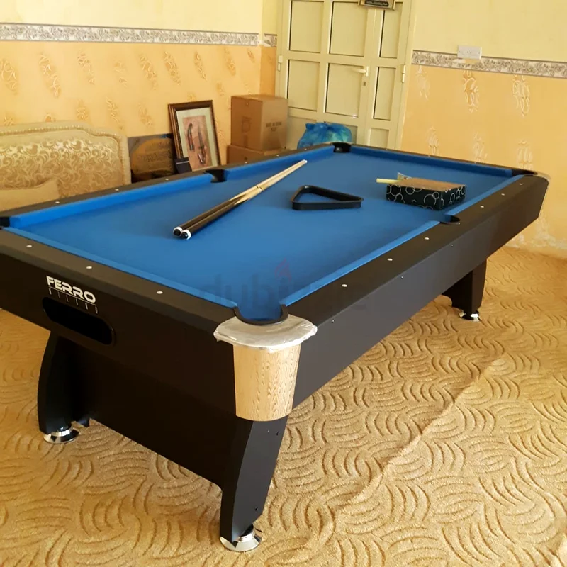 طاولة بلياردو 8 أقدام زرقاء63264584808193117