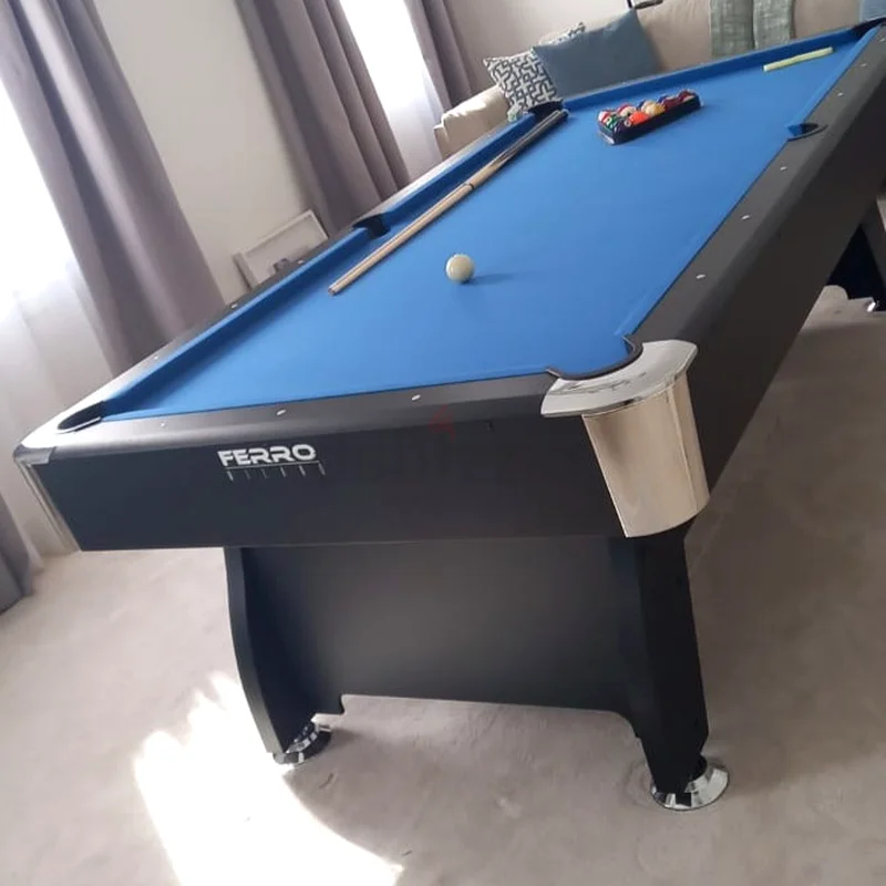 طاولة بلياردو 8 أقدام زرقاء63264584808193113