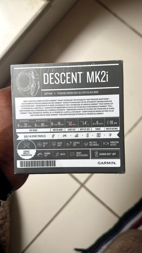 Explore the Depths with Garmin Descent MK2i Smartwatch!63171314269058112