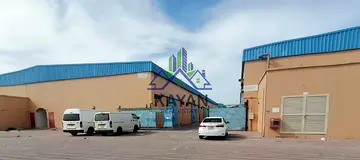 Warehouse 2500 sq ft in UAQ Industrial City, AED 75K, mezzanine, 25kW power prime location