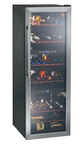 Hoover wine fridge HWC 2536 DL Freestanding Black 70bottle(s) G
