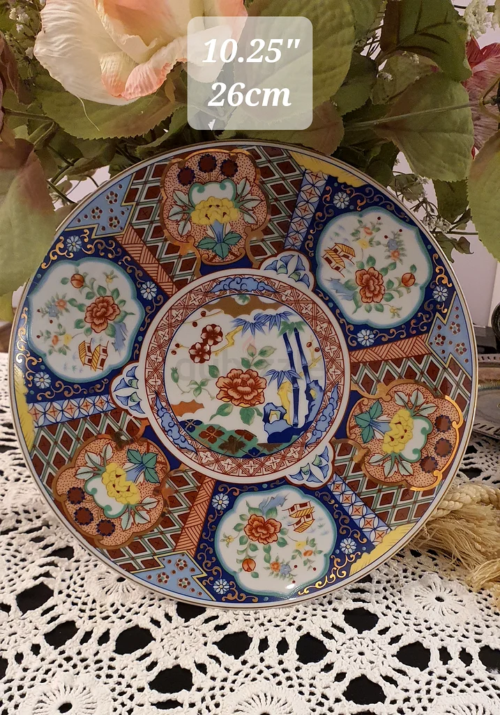 Imari Japan Handcrafted Trinket Box Plate63208390102913113