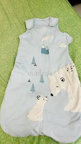Juniors bear embroidered sleeping bag