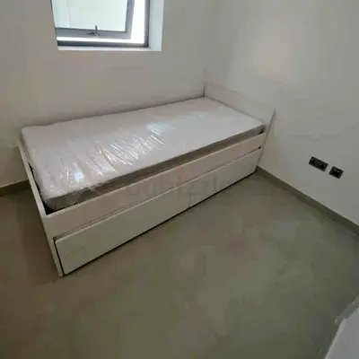 IKEA slakt bed under bed with  2 IKEA mattresses