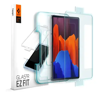 Spigen Tempered Glass Screen Protector S7+ / S8+ [GlasTR EZ FIT]signed for Galaxy Tab