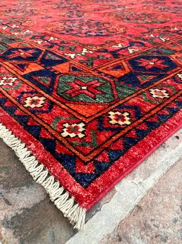 Premium Wool Carpet | 250 x 300 cm | New Handknotted Ersari Turkmen Aryana Carpet