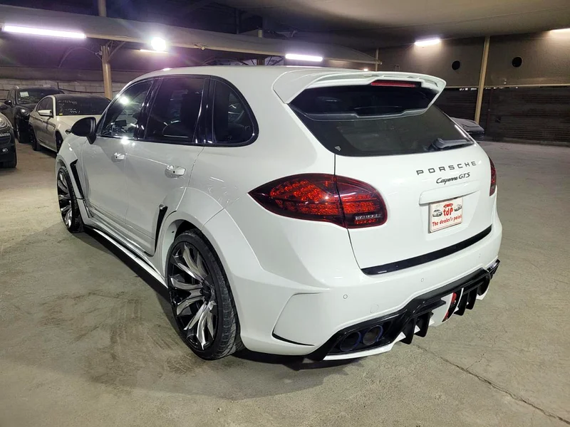 بورش كايين GTS 4.8 لتر 2013 | غطاء محرك من ألياف الكربون مانسوري | طقم وald هوائي | باقة داخلية GTS63169443920513113