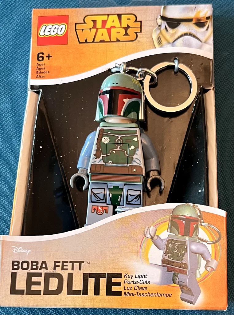 LEGO Light Up Your Adventures with Boba Fett LED Keychain set