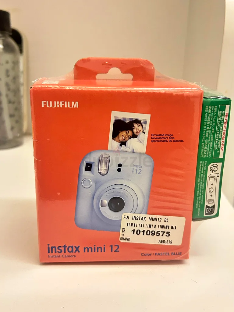 Fuji Film - Instax Mini 12 Pastel Blue (2025 unopened original packaging)63236621017090112