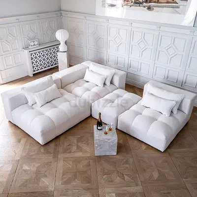 modern puffy sofa