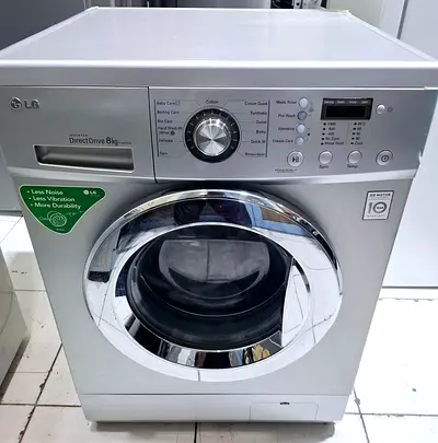 LG 8kg direct drive motor washing machine silver colour same like new