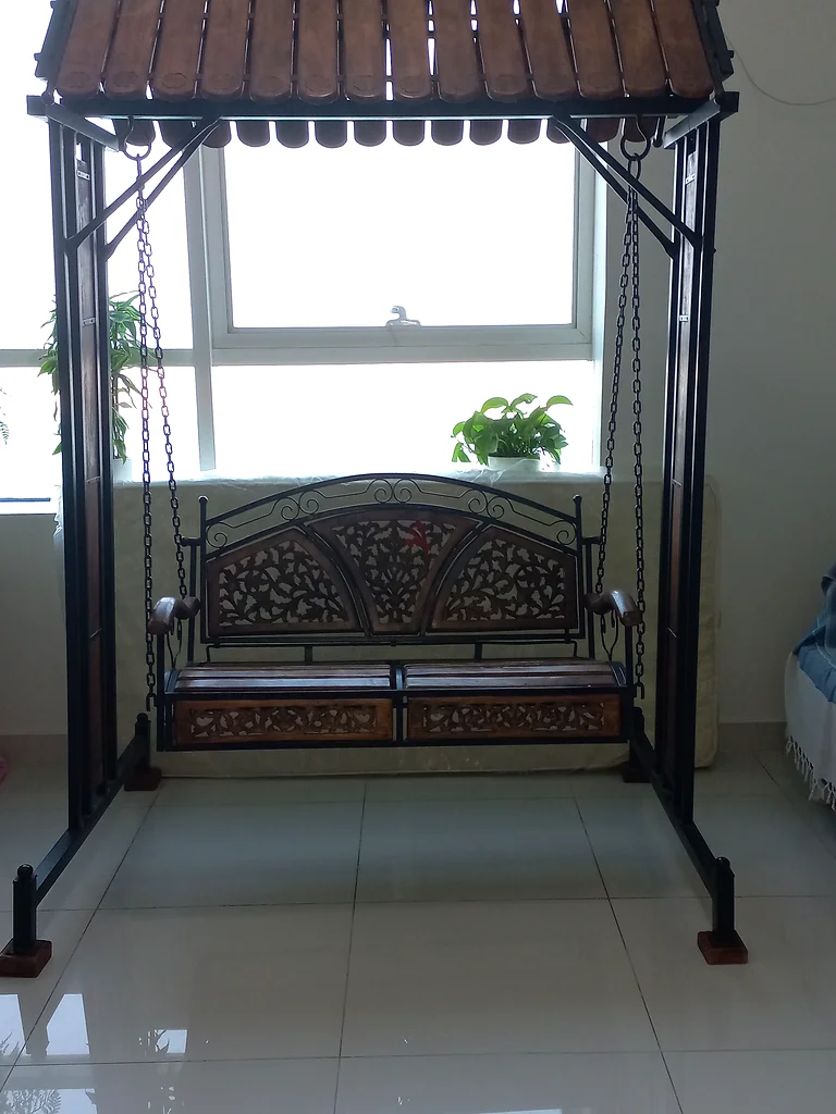 طقم أرجوحة خشبي منحوت قديم63208385047553114