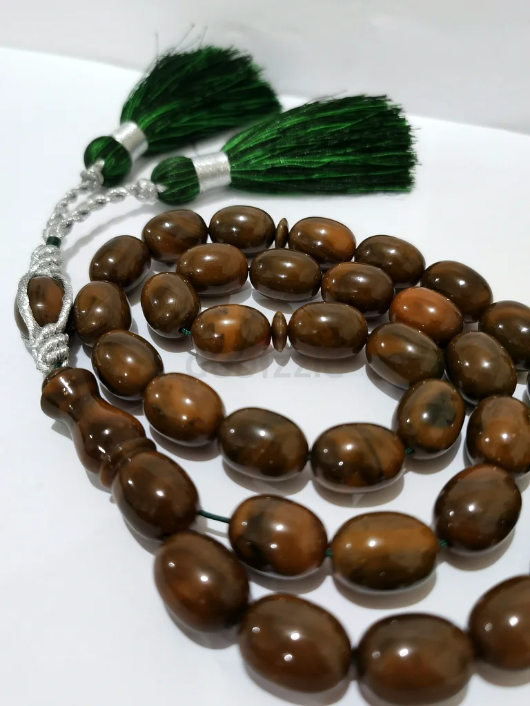 German Sandalwood Amber Beads Rare63172682311297113