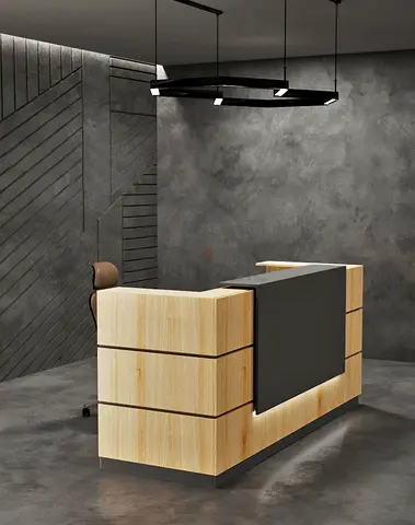 Custom Made Office Reception Desk Counter
