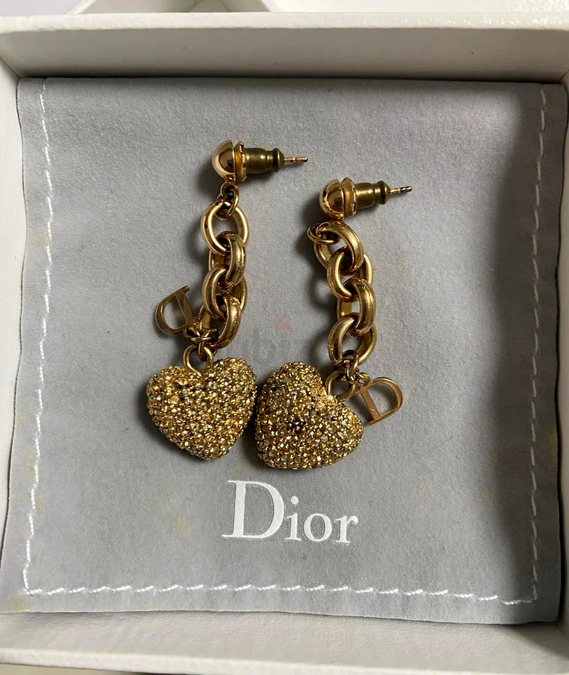 Dior Heart Earrings And Bracelet632321560514591121