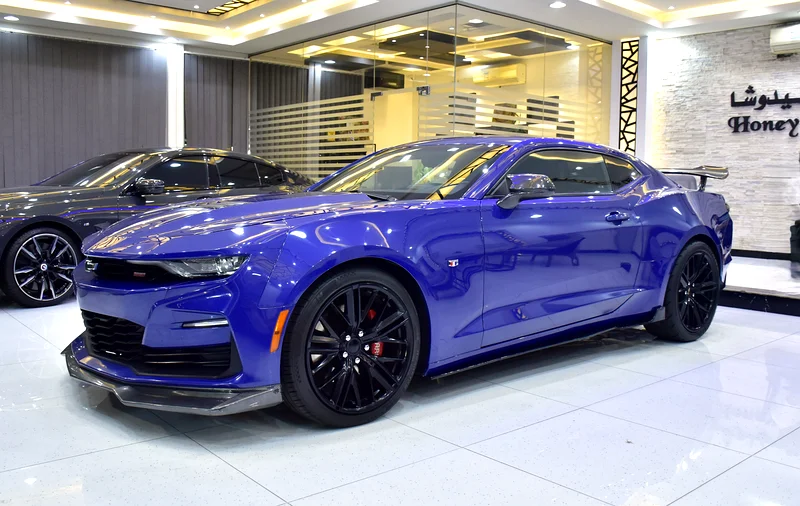 AED 1,551 EMi for 5Yrs | Chevrolet Camaro SS ( 2021 Model ) in Blue Color American Specs63153227398018111