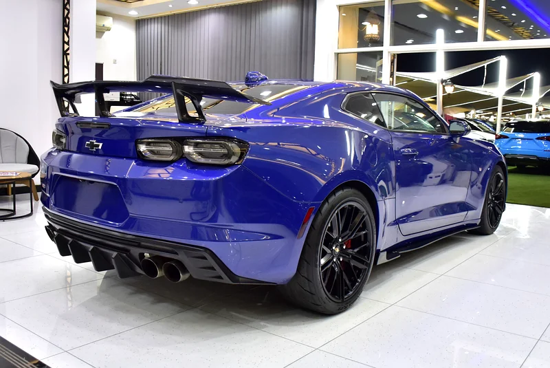 AED 1,551 EMi for 5Yrs | Chevrolet Camaro SS ( 2021 Model ) in Blue Color American Specs63153227398018114