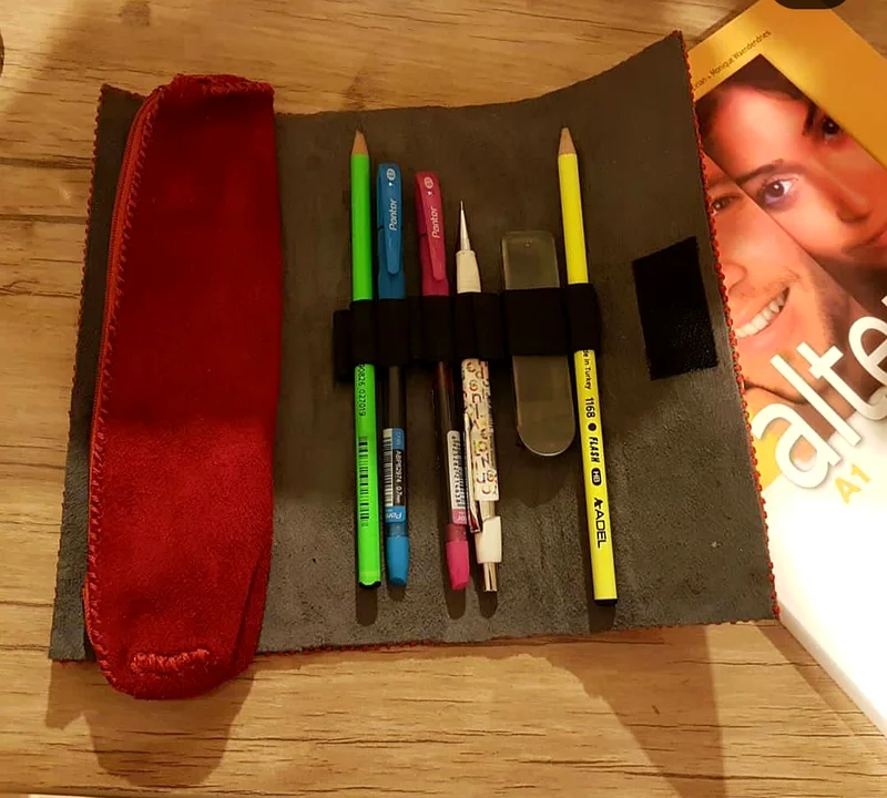 **Leather Scroll Pencil Case – A Masterpiece of Craftsmanship63224339202947111