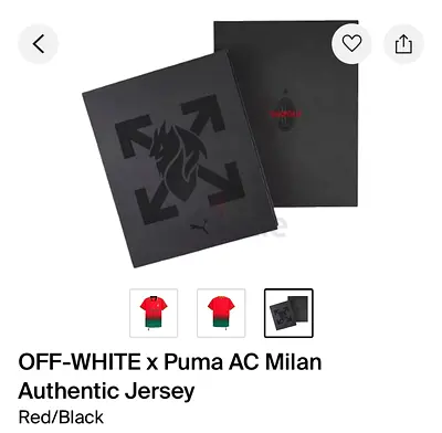 OFF-WHITE x Puma AC Milan