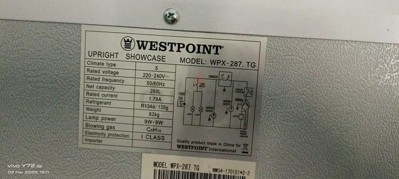 Pristine Westpoint Upright Refrigerator for Sale!63168055119747111