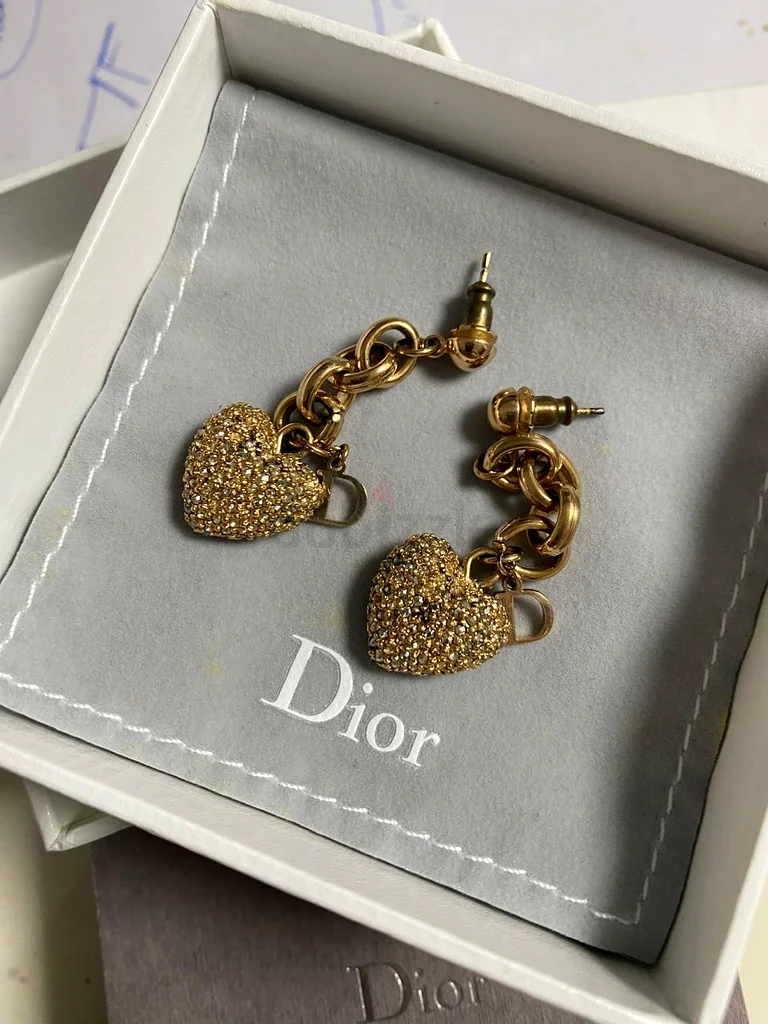 Dior Heart Earrings And Bracelet63232156051459111