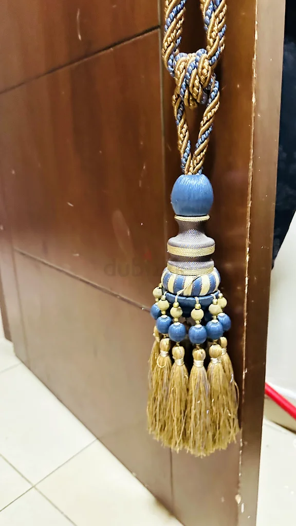 Elegant Decorative Curtain Tiebacks with Tassels63222346252034111