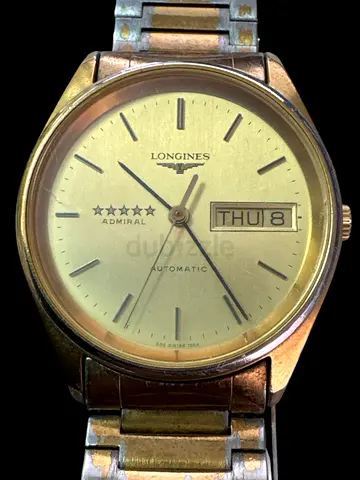 Longines L7.634.2 Admiral 5 Star Day Date Automatic Winding MenS 833836 Used