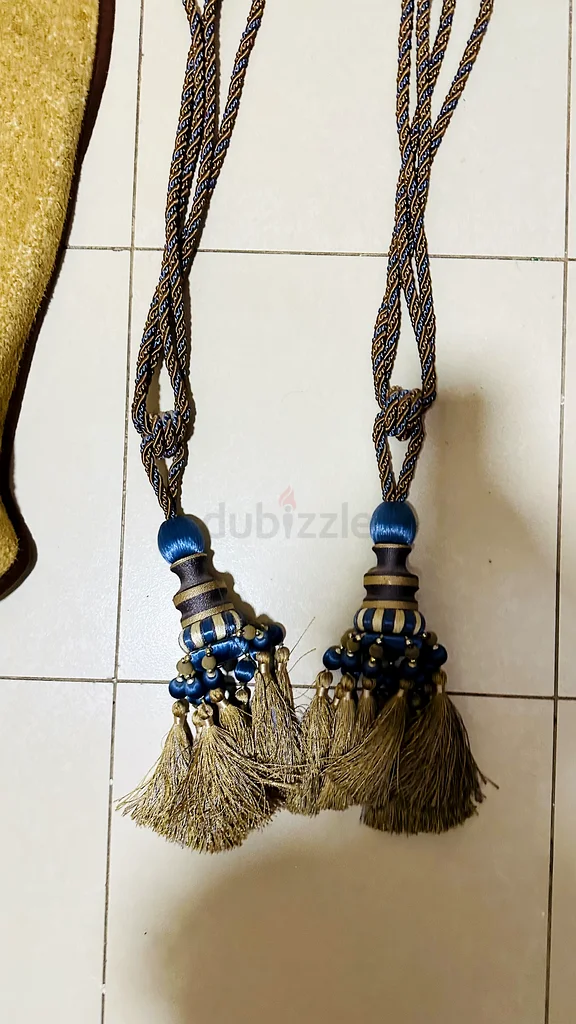 Elegant Decorative Curtain Tiebacks with Tassels63222346252034112