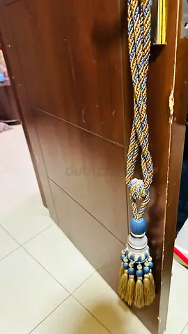 Elegant Decorative Curtain Tiebacks with Tassels