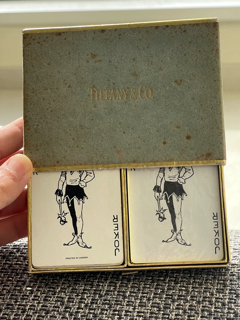 tiffany  co playing cards  original63227280390657112