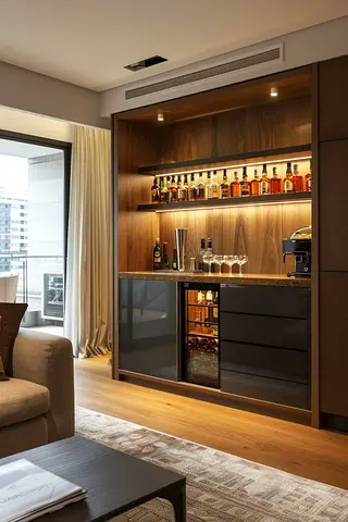 modern bar cabinet