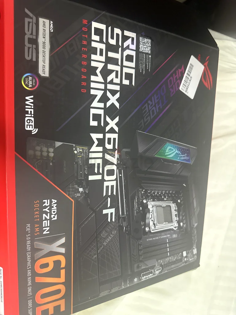 New X670E-F Gaming Motherboard With warranty 1year63257635012995113