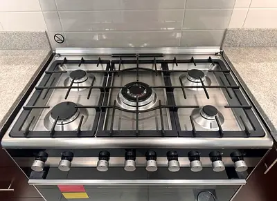 Siemens 90X60cm 5 Burner Gas Cooker Silver Model HG0K9VQ50M