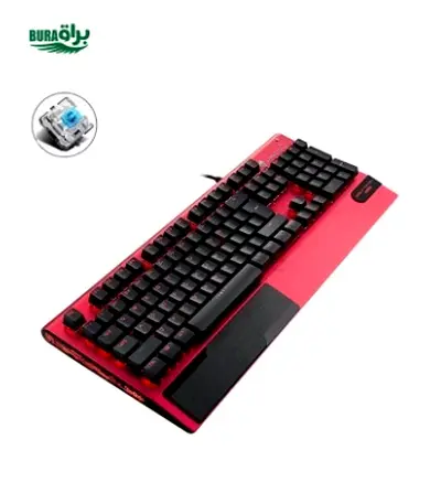 LANGTU K1000 104 Keys Game Luminous USB Handheld Wired Keyboard