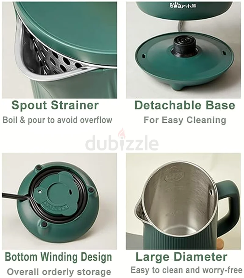 Bear 1.6L Portable Electric Kettle - Auto Shut-Off  Fast Heating Boiling Hot Water Boiler kettle63252947937921114