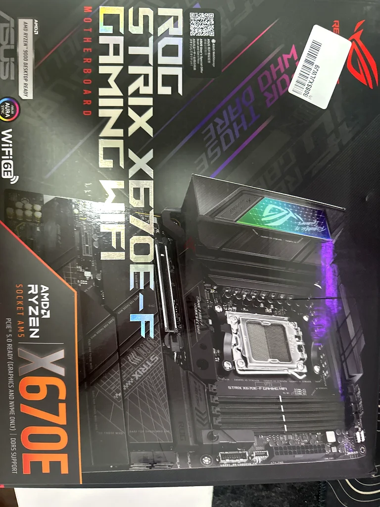 New X670E-F Gaming Motherboard With warranty 1year63257635012995114