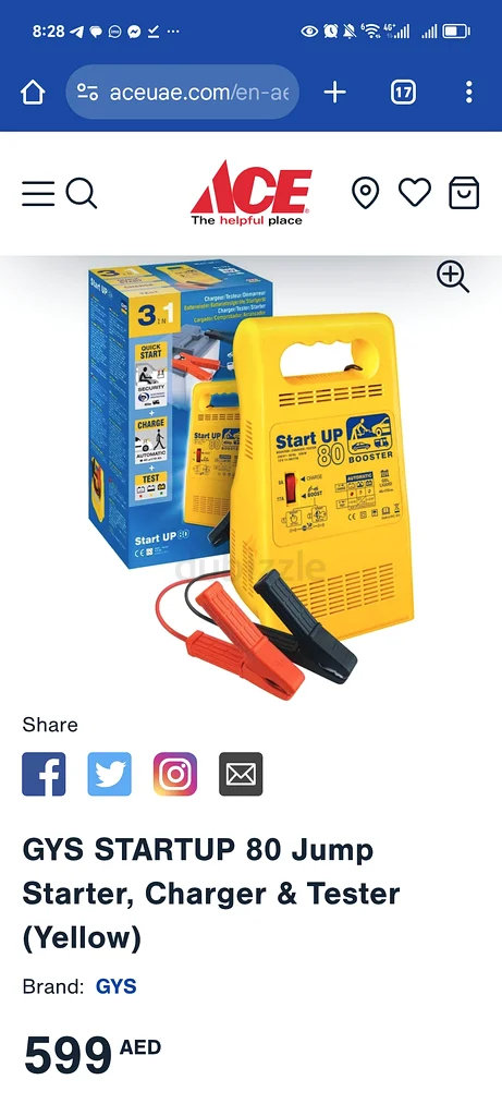 GYS Jump Starter   Charger   Tester STARTUP8063259693629186111