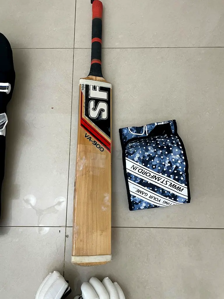 Cricket bat and kit