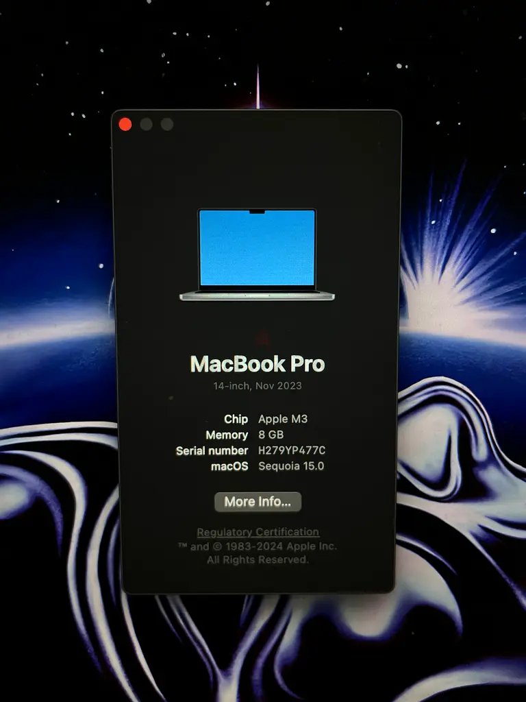 M3 Macbook Pro63254993497218112