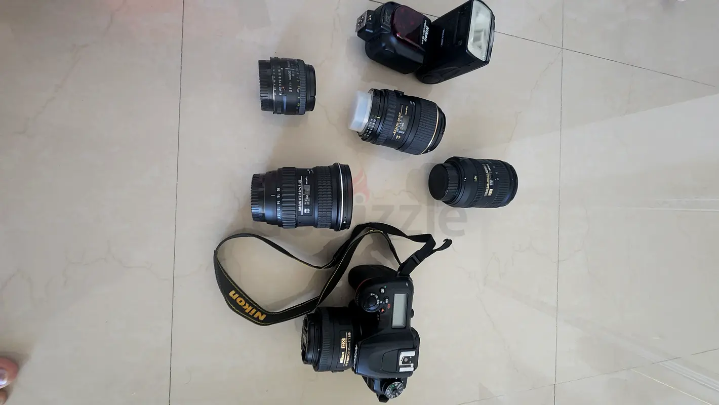 Cámara DSLR con objetivos