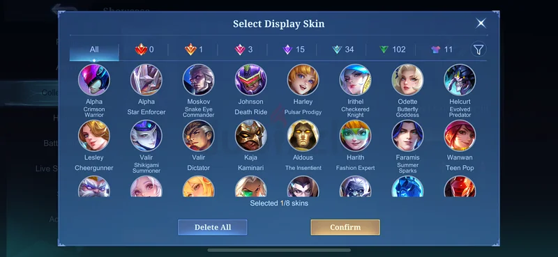 Mobile legends account63228834689153113