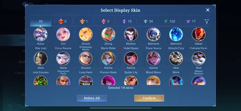 Mobile legends account63228834689153114