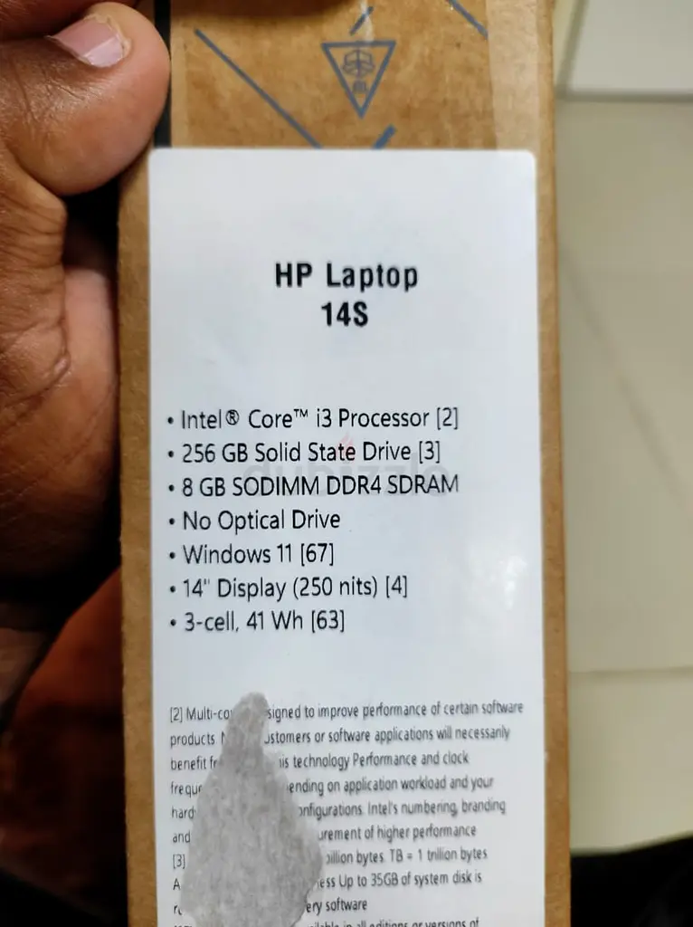 HP Laptop 14S Fresh Piece63255531609602111