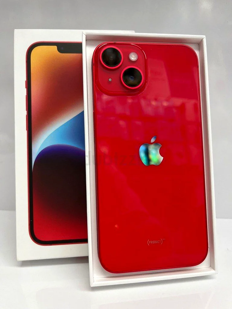 RED IPHONE 14 128 GB ( Dual E sim only )63263505869827113