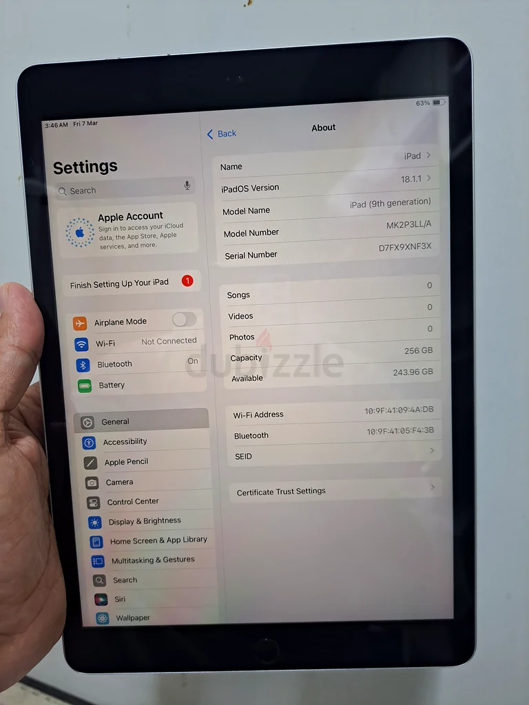 IPad 9 generation63215378277634113