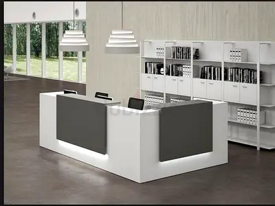 Modern Reception Desk Counter Custom Made